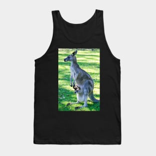 Eastern Grey Kangaroo with Joey Tank Top